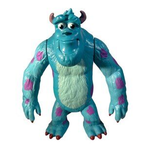 Disney Pixar Monsters Inc Sulley Action Figure with Movable Hands and Mouth - Sp